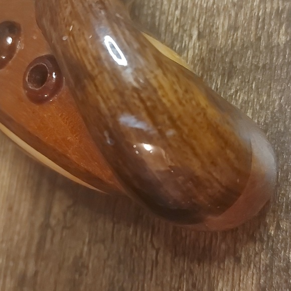 Vintage MCM Hand Carved Wooden Two Tone Duck "Mallard" Figurine Decor - Picture 5 of 6